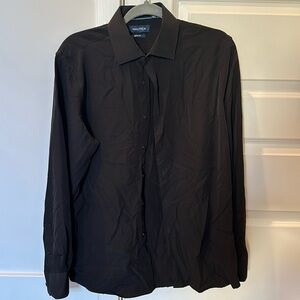 Black Nautica Button down shirt size medium